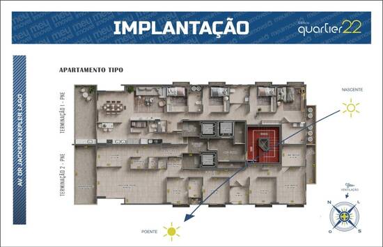 Quartier 22, apartamentos com 4 quartos, 165 m², São Luís - MA