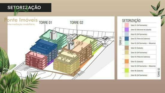 Live, apartamentos com 2 a 3 quartos, 76 a 128 m², Florianópolis - SC