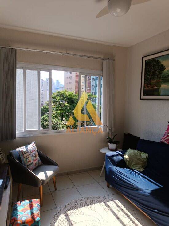 Apartamento de 50 m² Gonzaga - Santos, à venda por R$ 350.000