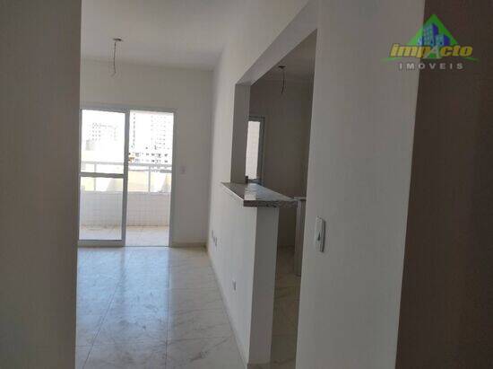 Apartamento de 62 m² Caiçara - Praia Grande, à venda por R$ 441.416,96