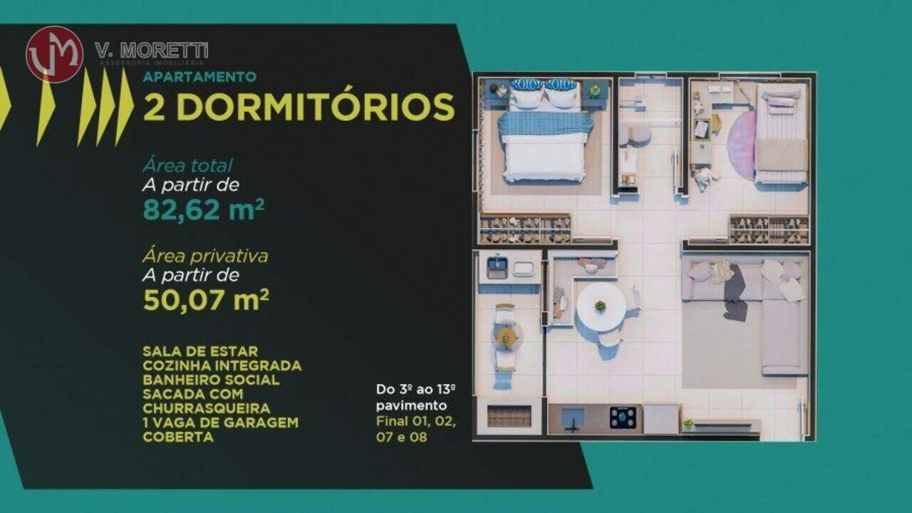 Apartamento Pioneiros Catarinenses, Cascavel - PR