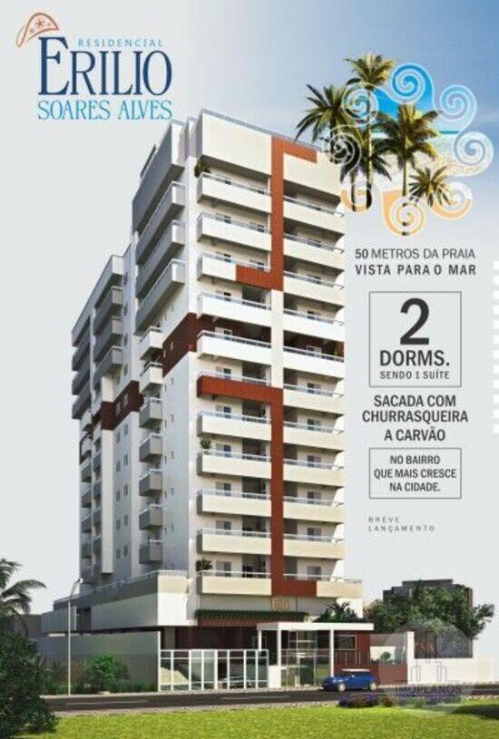 Residencial Erilio Soares Alves, apartamentos com 2 quartos, 63 a 80 m², Praia Grande - SP