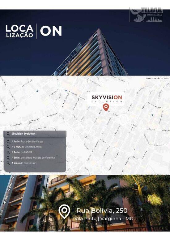 Skyvision Evolution, apartamentos com 2 a 3 quartos, 65 a 87 m², Varginha - MG