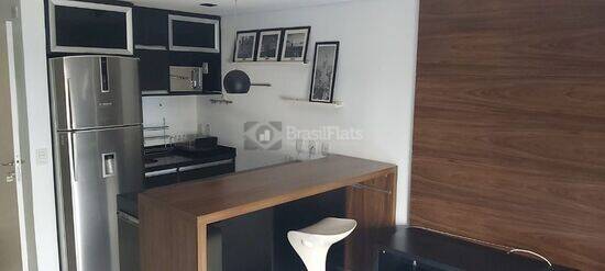Flat de 44 m² na Doutor Eduardo de Souza Aranha - Vila Nova Conceição - São Paulo - SP, aluguel por 