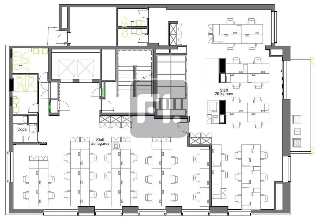 Prédio para alugar, 3208 m²  totalmente mobiliado, pronto para uso.