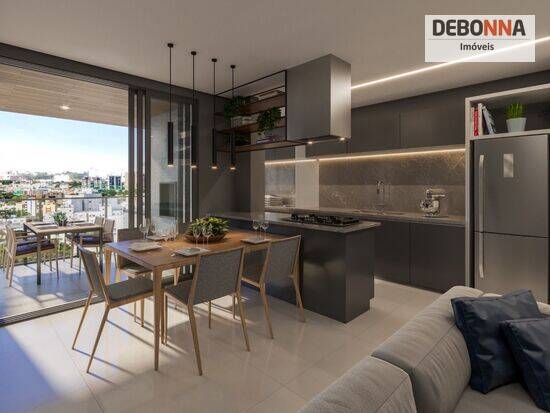 Apartamento de 75 m² Cabral - Curitiba, à venda por R$ 827.136