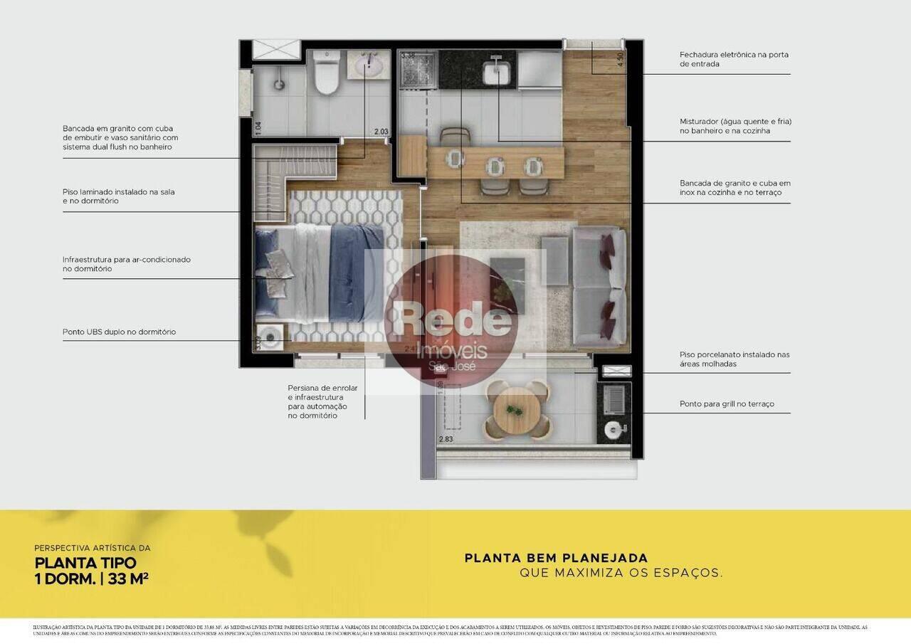 Apartamento Jardim Esplanada II, São José dos Campos - SP