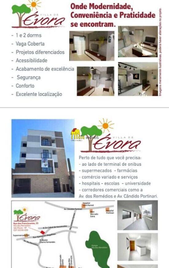 Apartamento Vila dos Remédios, São Paulo - SP