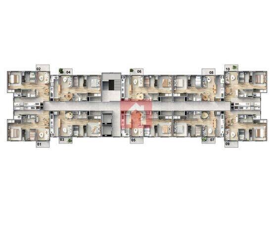 Vert Life, apartamentos com 2 quartos, 51 m², Lajeado - RS