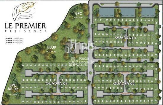 Terreno de 394 m² na Condomínio Le Premier Résidence - Setor Habitacional Tororó (Jardim Botânico) -