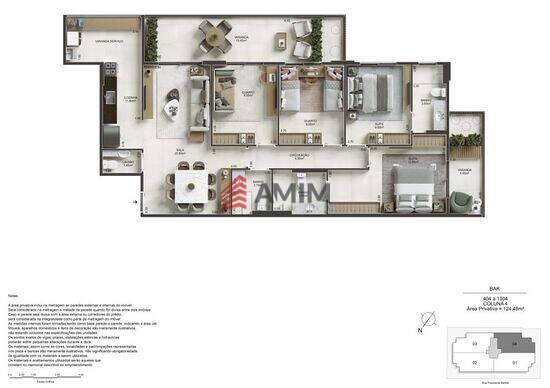 Attrium, com 4 quartos, 124 a 223 m², Niterói - RJ
