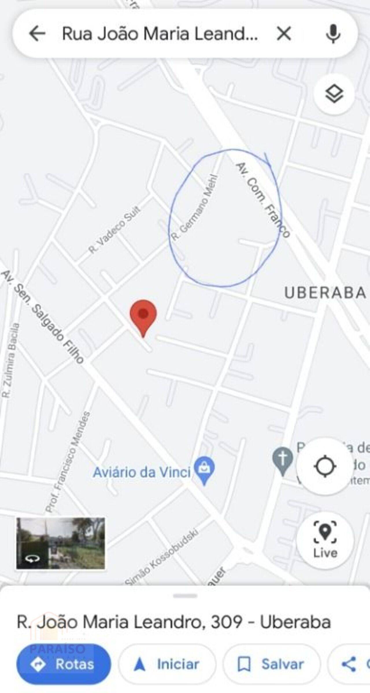 Área Uberaba, Curitiba - PR