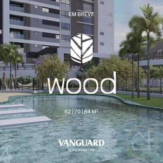 Wood, apartamentos com 1 a 2 quartos, 62 a 84 m², Londrina - PR