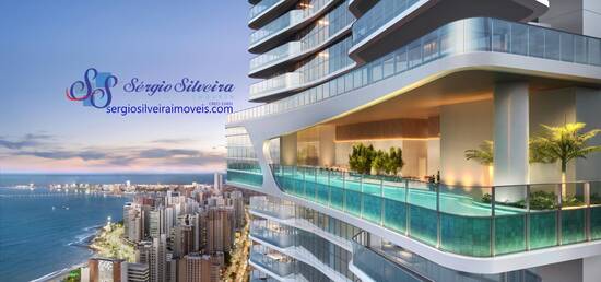 Edge Condominium, apartamentos com 4 quartos, 362 m², Fortaleza - CE