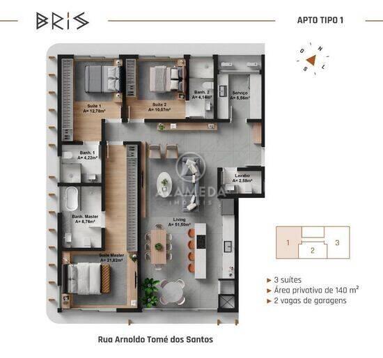 Apartamento Perequê, Porto Belo - SC