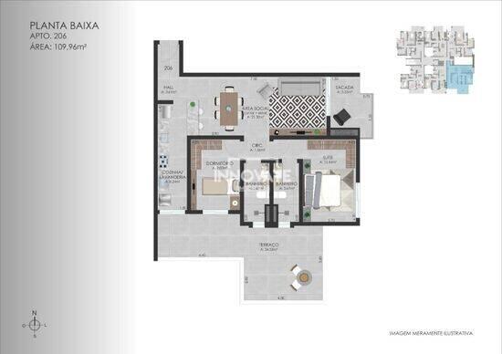 Residencial Fênix, apartamentos com 2 a 3 quartos, 82 a 202 m², Ivoti - RS