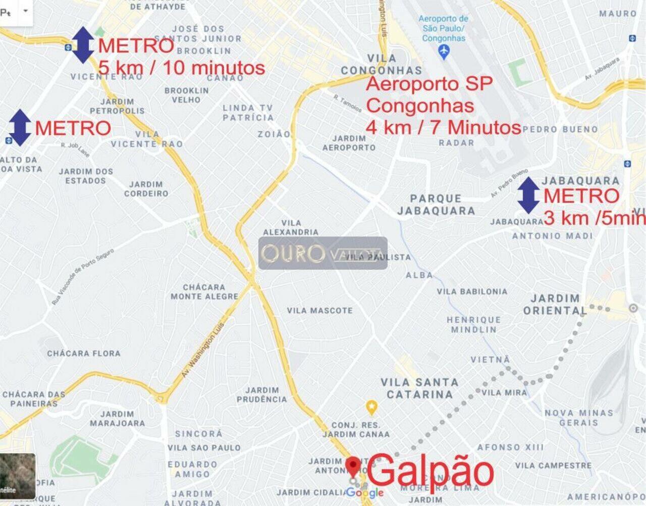 Galpão Jardim Jabaquara, São Paulo - SP