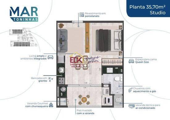 Apartamento Itaguá, Ubatuba - SP