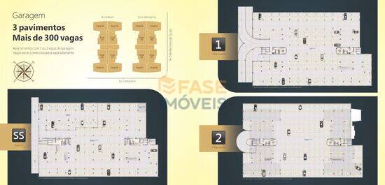 Edifício Residencial Parque Das Nações, apartamentos com 2 a 3 quartos, 68 a 83 m², Criciúma - SC