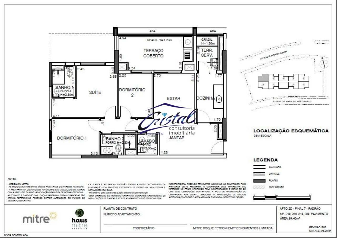 Apartamento Brooklin, São Paulo - SP