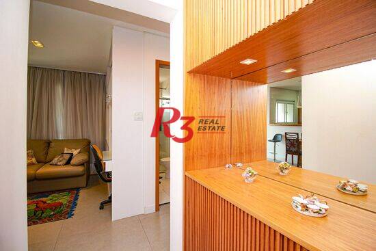 Apartamento de 58 m² Boqueirão - Santos, à venda por R$ 660.000