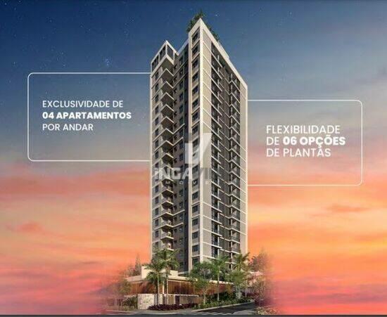 Apartamento de 78 m² Jardim Aclimação - Maringá, à venda por R$ 596.547,07