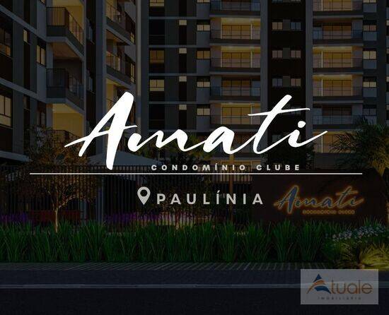 Amati Condomínio Clube, apartamentos com 2 a 3 quartos, 80 a 84 m², Paulínia - SP