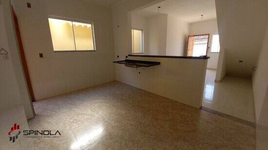 Casa de 75 m² Nova Mirim - Praia Grande, à venda por R$ 390.000