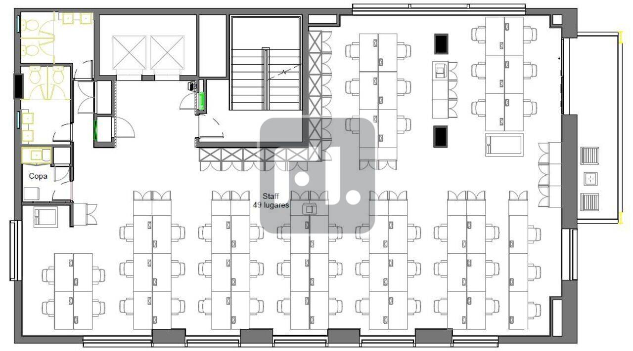 Prédio para alugar, 3208 m²  totalmente mobiliado, pronto para uso.