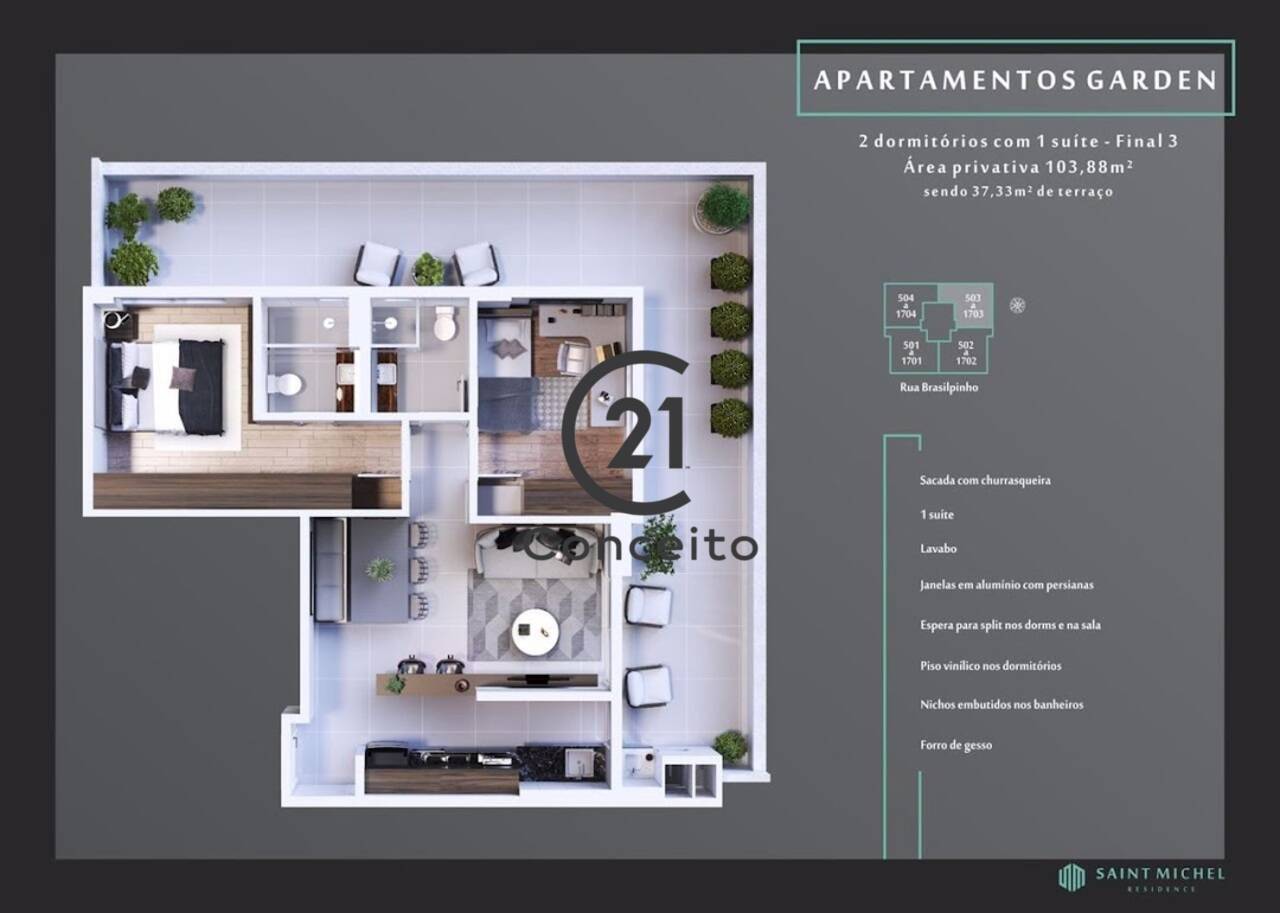 Apartamento Kobrasol, São José - SC