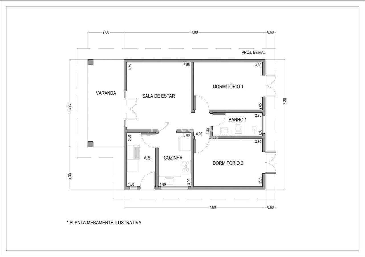 PLANTA MERAMENTE ILUSTRATIVA