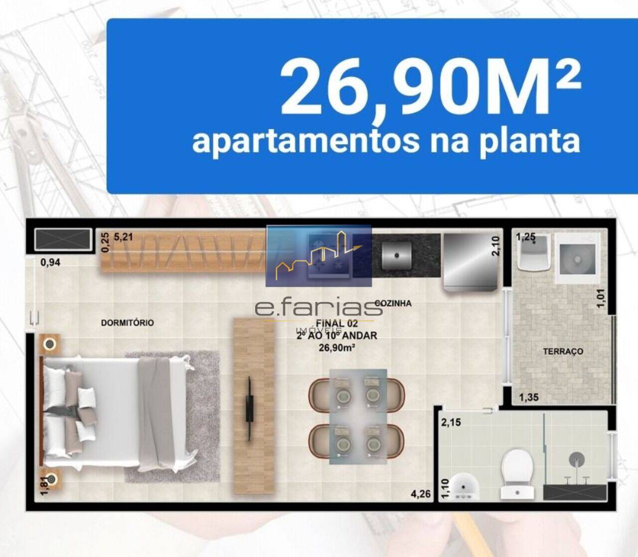 Apartamento Vila Esperança, São Paulo - SP