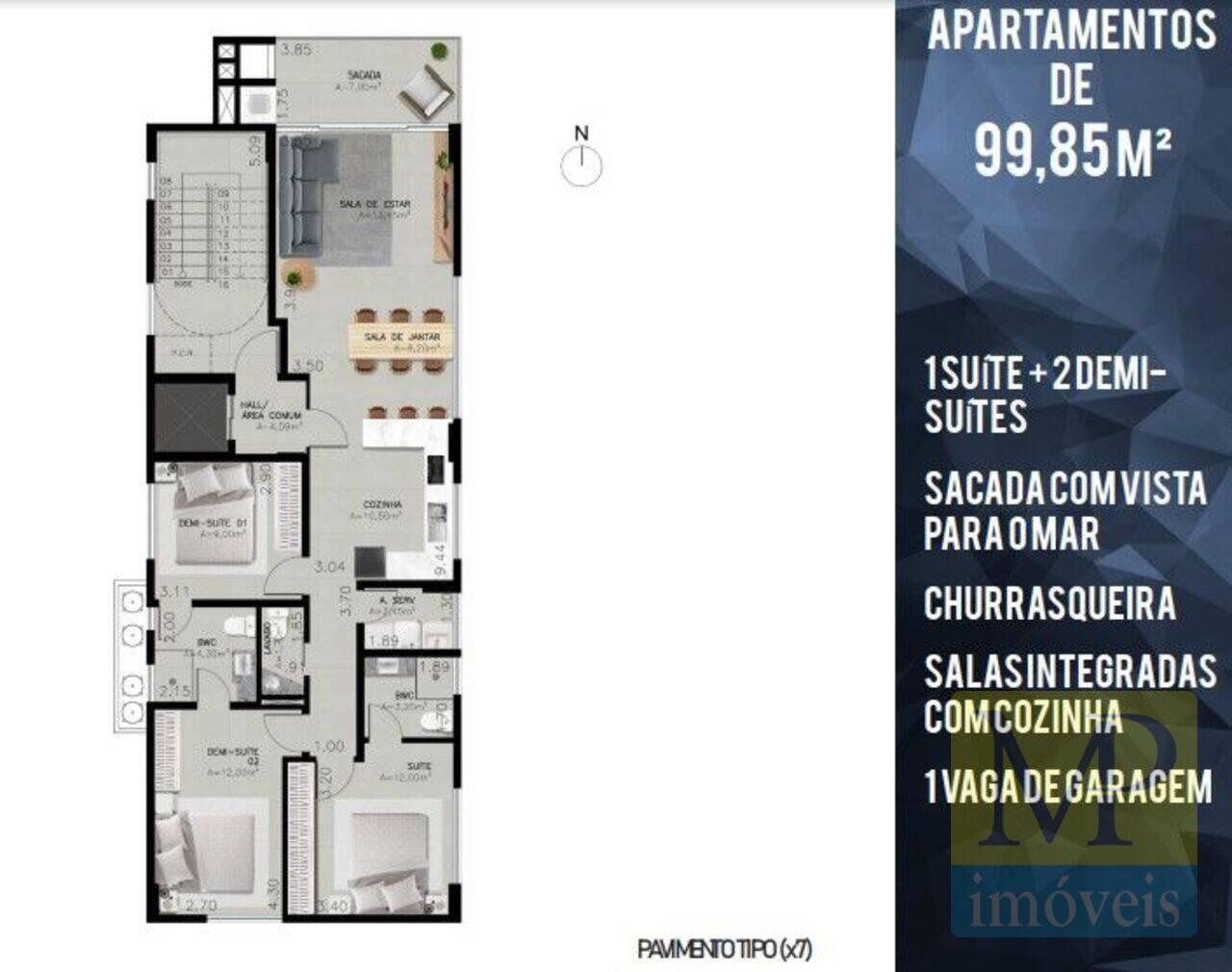 Apartamento Itacolomi, Balneário Piçarras - SC