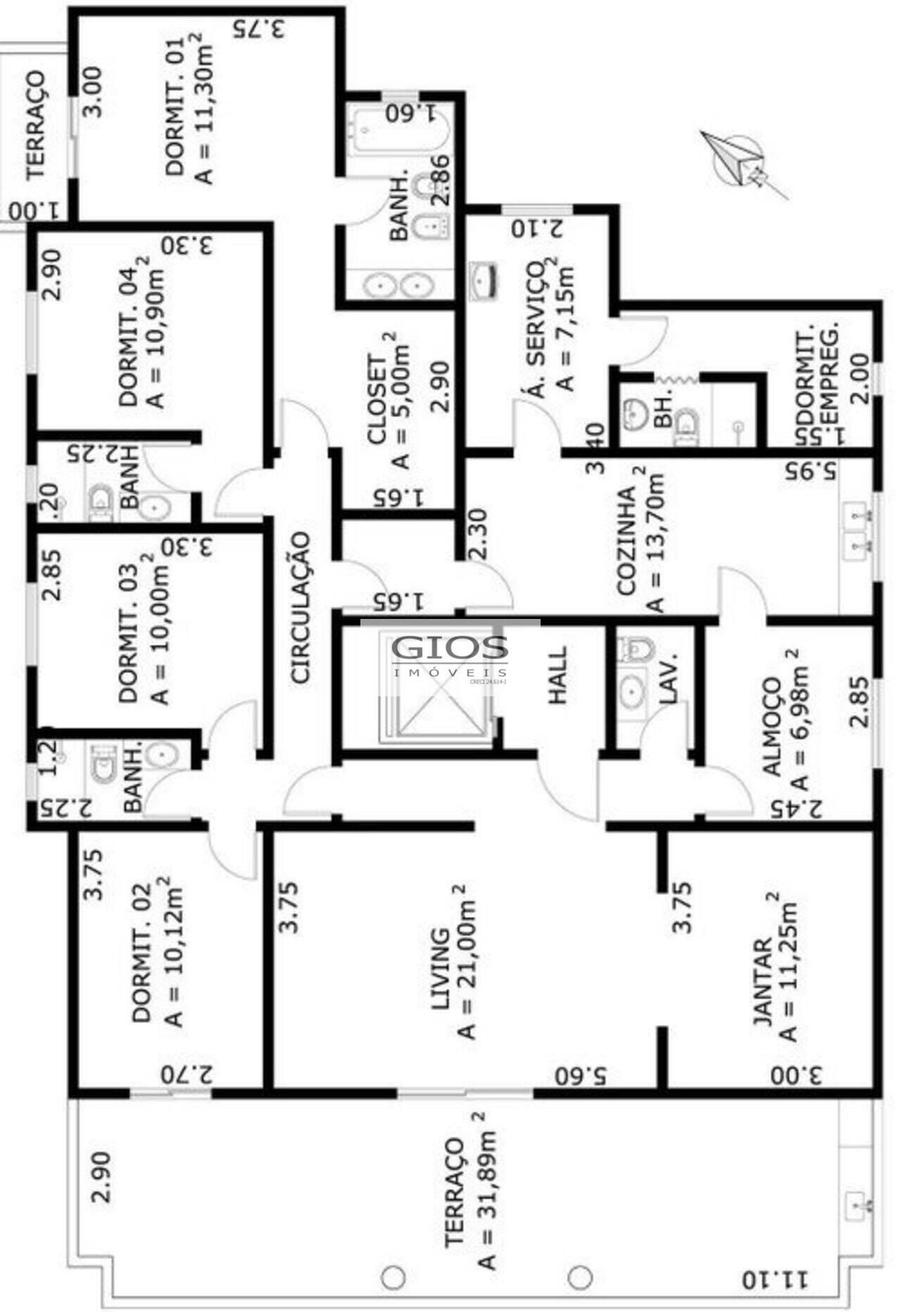 Apartamento Sumaré, São Paulo - SP