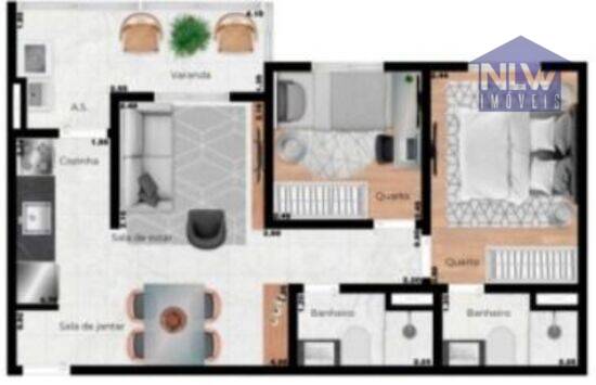 Apartamento de 50 m² Vila Formosa - São Paulo, à venda por R$ 345.000