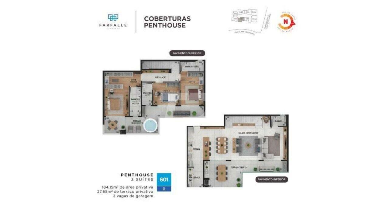 Apartamento duplex Ecoville, Curitiba - PR