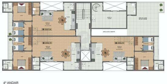 Edifício Milano, com 2 quartos, 66 a 131 m², Mauá - SP