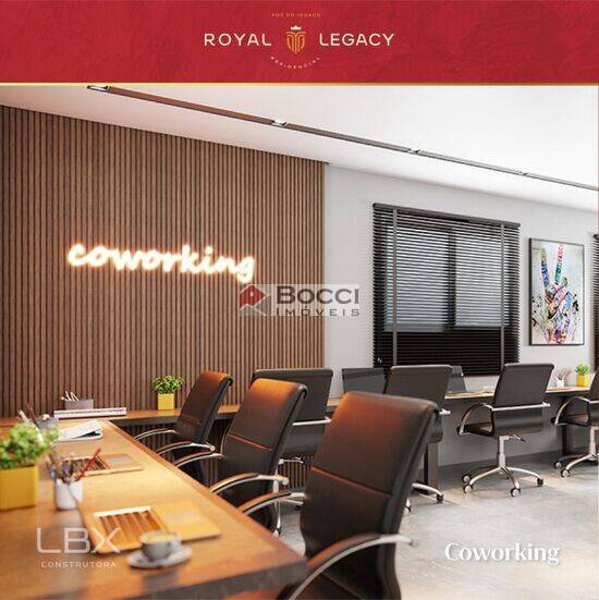 Royal Legacy Residencial, apartamentos com 2 quartos, 55 m², Foz do Iguaçu - PR