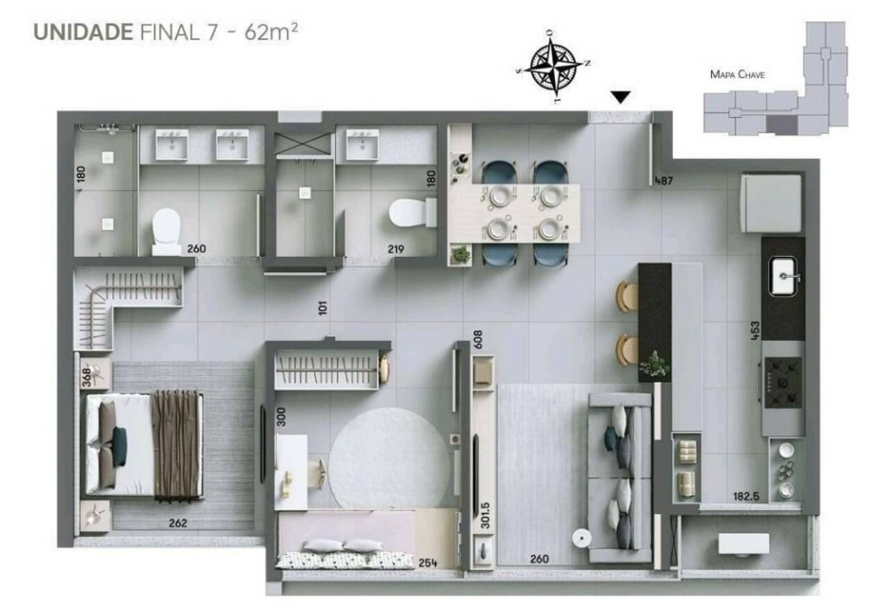 Apartamento Zona Industrial, Brasília - DF