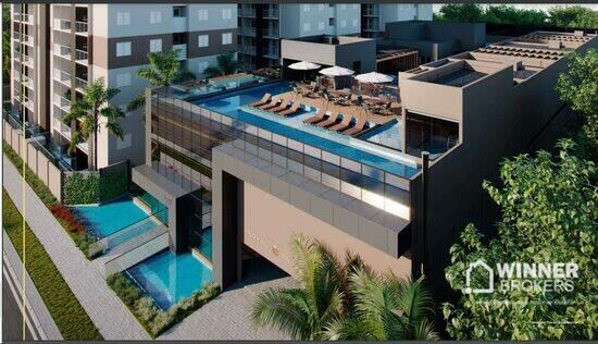 Apartamento de 55 m² Jardim Aclimação - Maringá, à venda por R$ 372.512,87