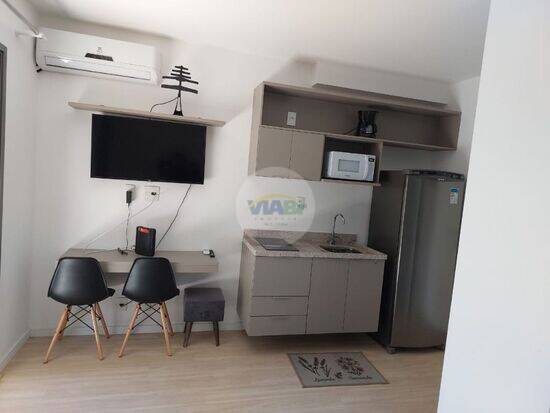 Apartamento de 24 m² na Iraé - Moema - São Paulo - SP, à venda por R$ 580.000 ou aluguel por R$ 3.20