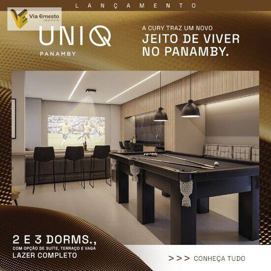 Uniq Panamby., apartamentos com 2 a 3 quartos, 49 a 57 m², São Paulo - SP