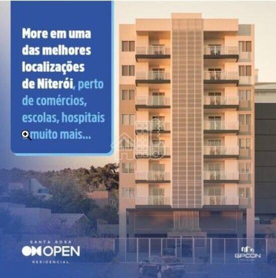 Condôminio Santa Rosa Open, apartamentos e coberturas na Martins Torres - Santa Rosa - Niterói - RJ,