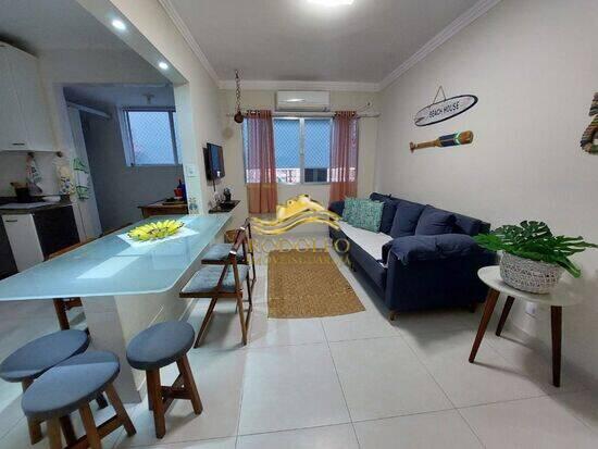 Apartamento de 55 m² Praia do Tombo - Guarujá, à venda por R$ 430.000
