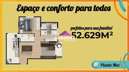 Apartamento de 53 m² Jardim Satélite - São José dos Campos, à venda por R$ 374.999