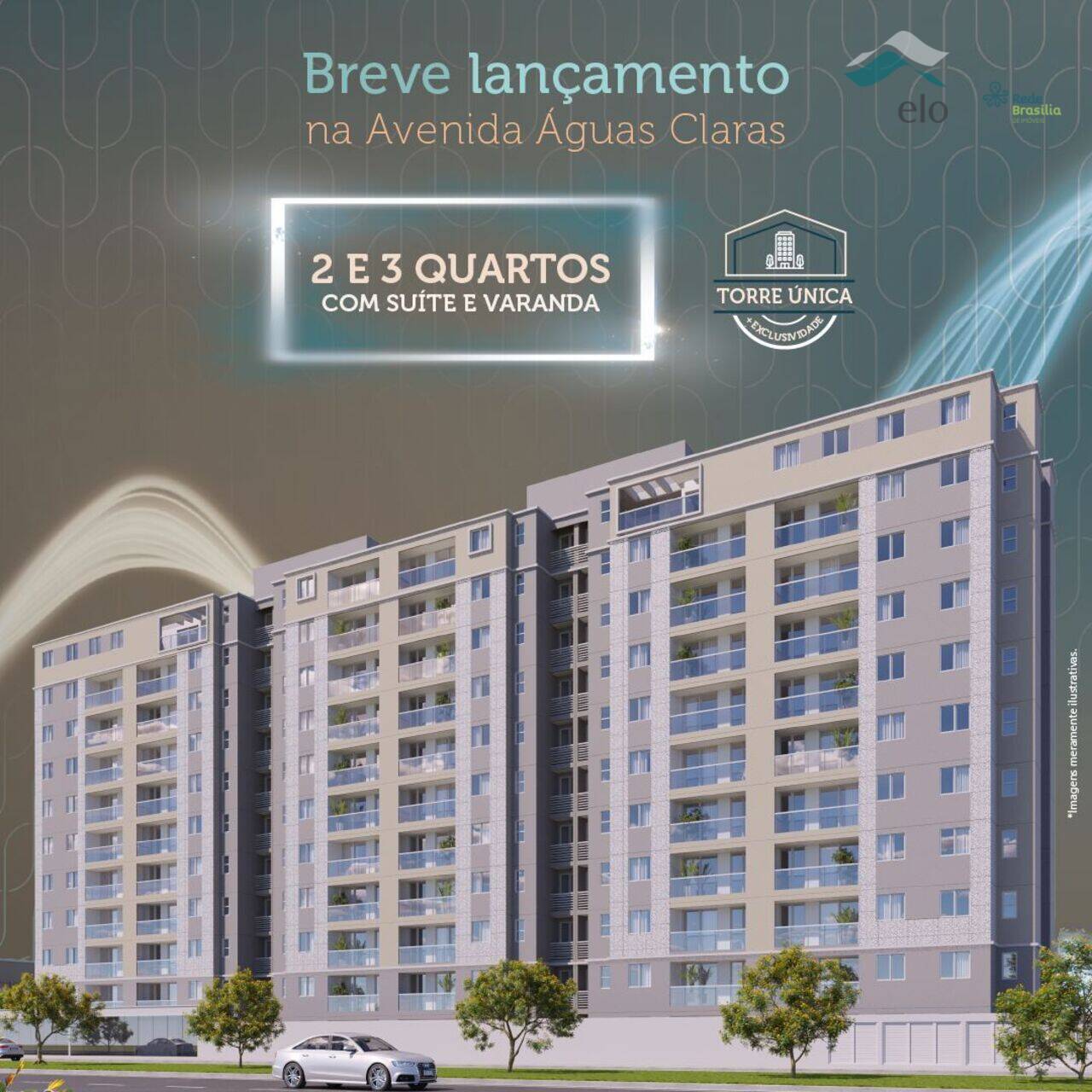 Apartamento Área de Desenvolvimento Econômico, Águas Claras - DF