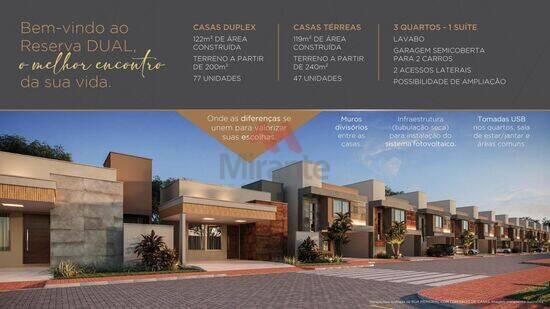 Reserva Dual, casas com 3 quartos, Feira de Santana - BA