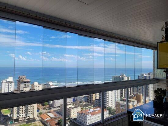 Apartamento de 155 m² Vila Guilhermina - Praia Grande, à venda por R$ 1.250.000