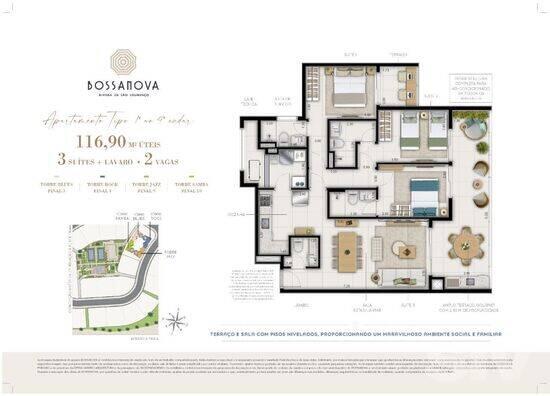 Apartamento de 117 m² Riviera Módulo 7 - Bertioga, à venda por R$ 4.350.000