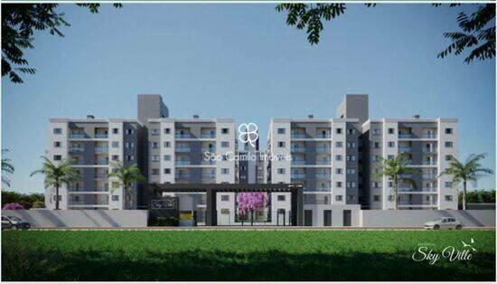 Residencial Sky Ville, apartamentos com 2 quartos, 56 a 57 m², Barra Velha - SC